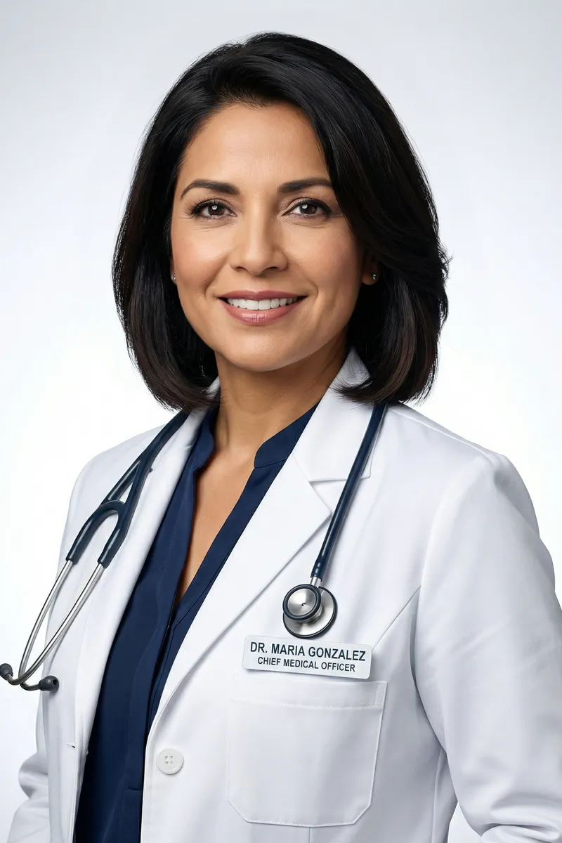 Dr. Maria Santos, Chief Medical Officer