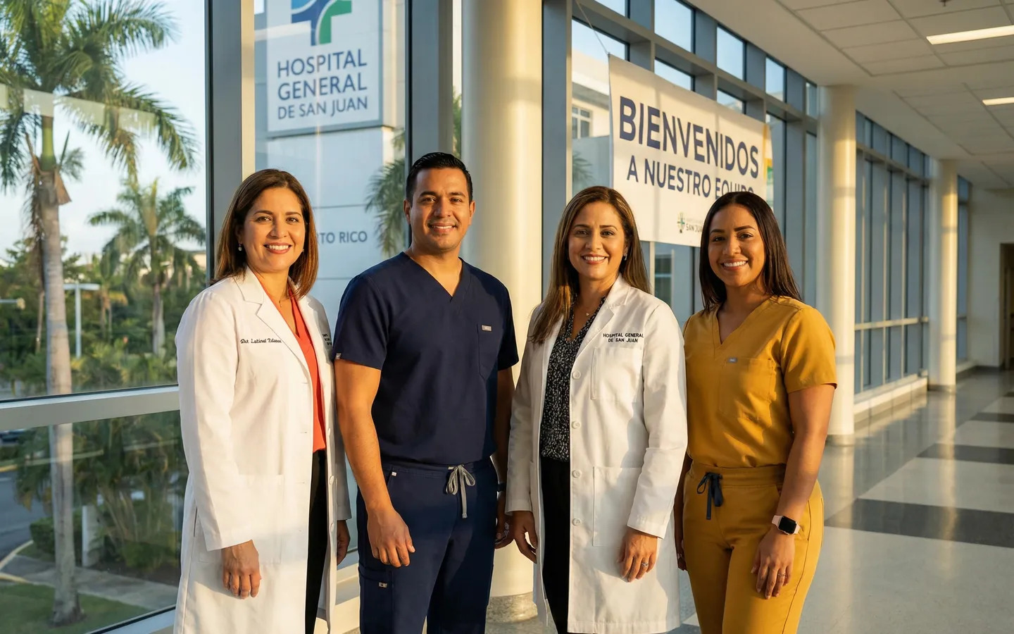 Healthcare providers in clinical setting